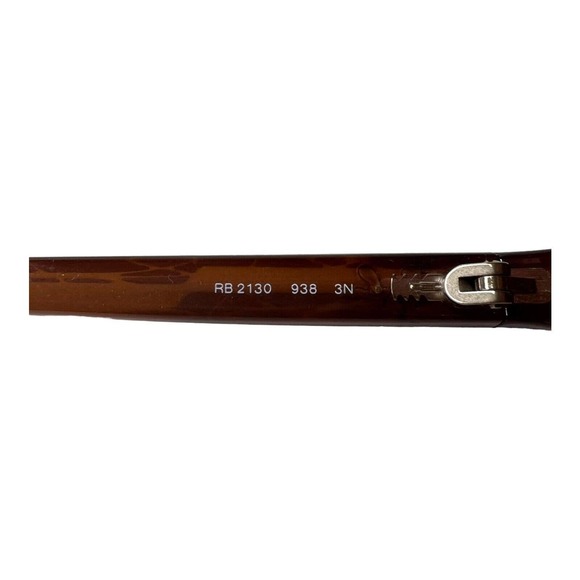 Ray Ban RB 2130 938 Rectangle Havana Brown Sunglasses Italy 3N Frame Only H4779‎ main image 6